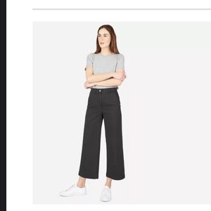 Everlane wide leg crop pant